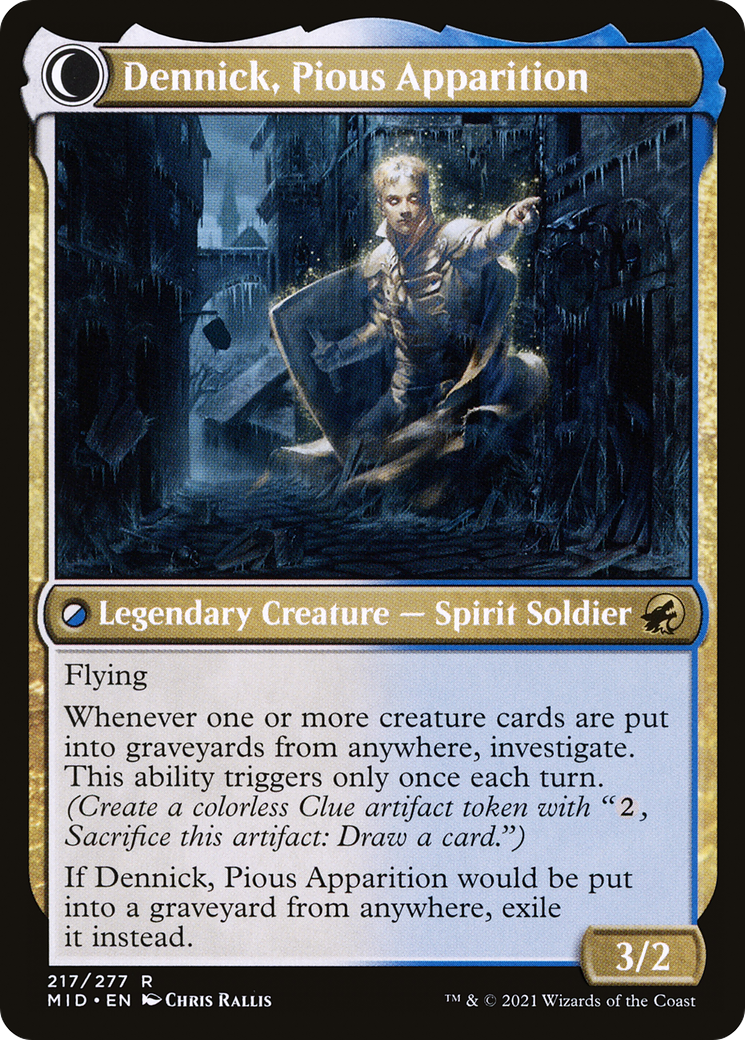 Dennick, Pious Apprentice (LIST-217) - The List: (Double Faced Transform)