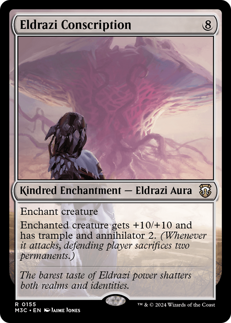 Conscription Eldrazi (M3C-155) - Modern Horizons 3 : Commandant Foil 