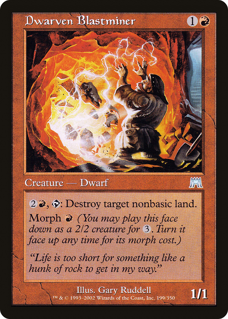 Mineur de mines nain (ONS-199) - Onslaught Foil 