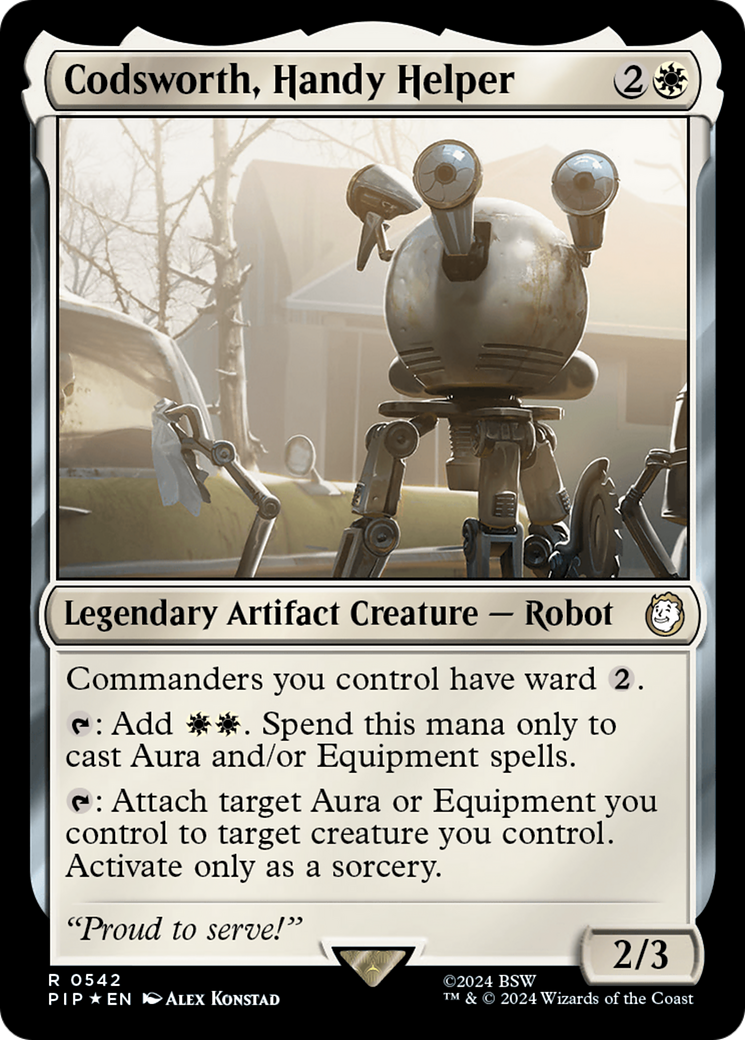 Codsworth, l'assistant pratique (PIP-542) - Fallout Foil 