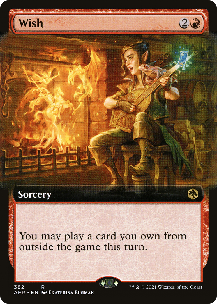 Wish (Extended Art) (AFR-382) - Adventures in the Forgotten Realms: (Extended Art) Foil