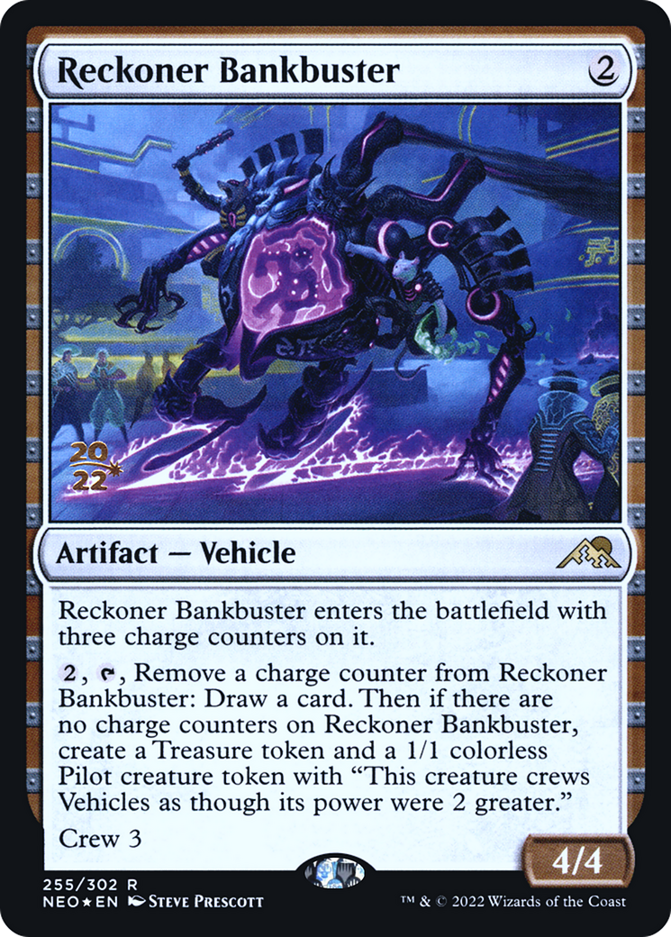 Reckoner Bankbuster (PNEO-255S) - Kamigawa : Neon Dynasty Promos Foil