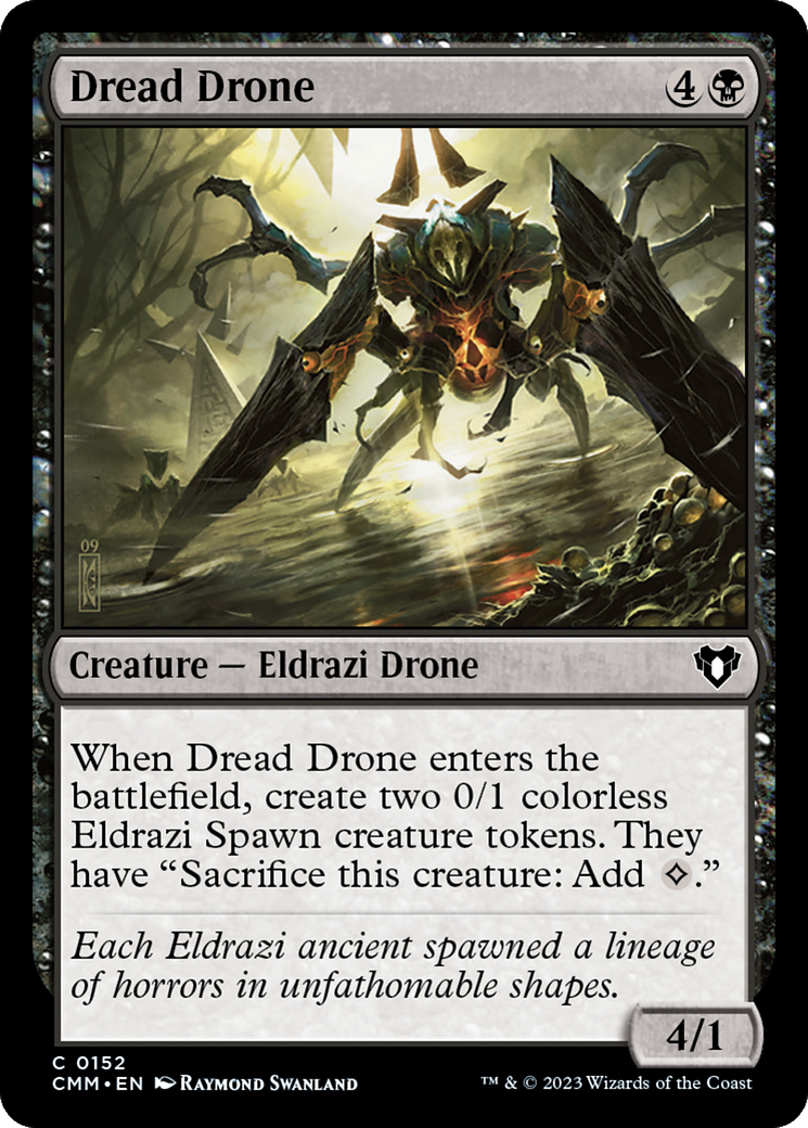 Drone redoutable (CMM-152) - Commander Masters Foil 