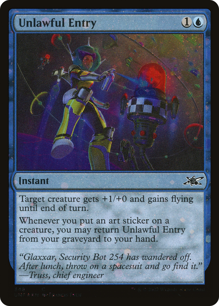 Entrée illégale (UNF-348) - Unfinity Foil