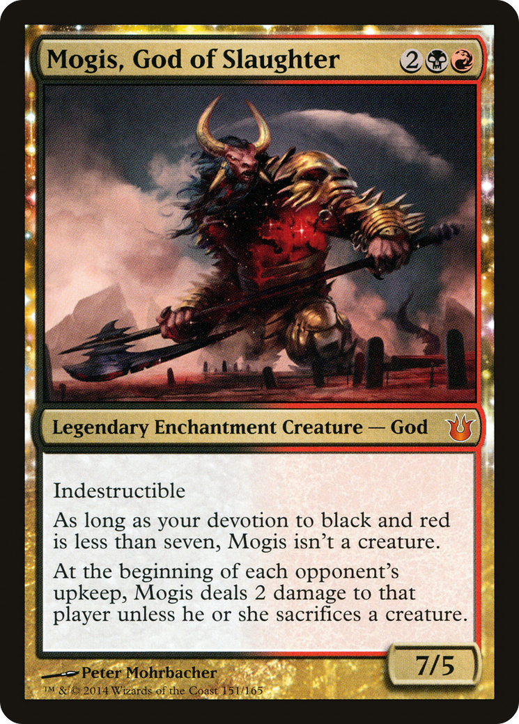 Mogis, God of Slaughter (BNG-151) - Born of the Gods: (enchantment) Foil