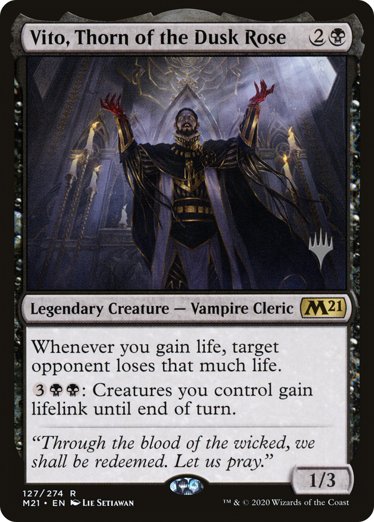 Vito, Thorn of the Dusk Rose (PPM21-127) - Core Set 2021 Promos