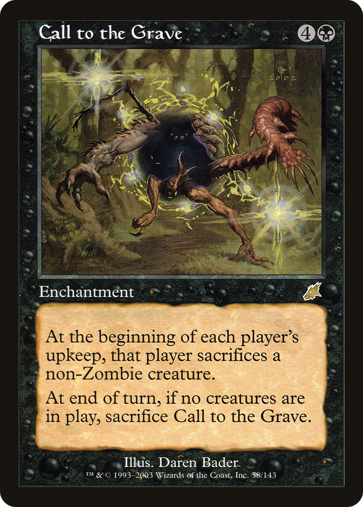 Call to the Grave (SCG-058) - Scourge Foil