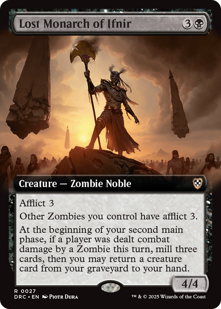 Monarque perdu d'Ifnir (Extended Art) (-027) - Commandant : Aetherdrift 