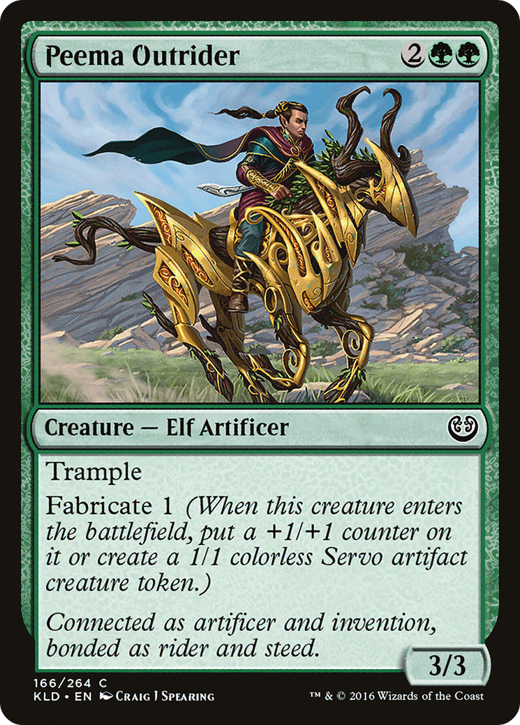 Peema Outrider (KLD-166) - Feuille de Kaladesh 