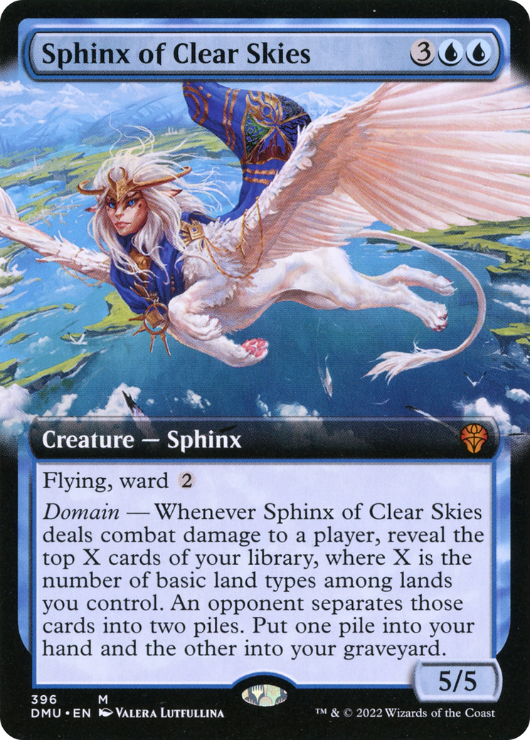 Sphinx du Ciel Clair (DMU-396) - Dominaria United : (Extended Art) 