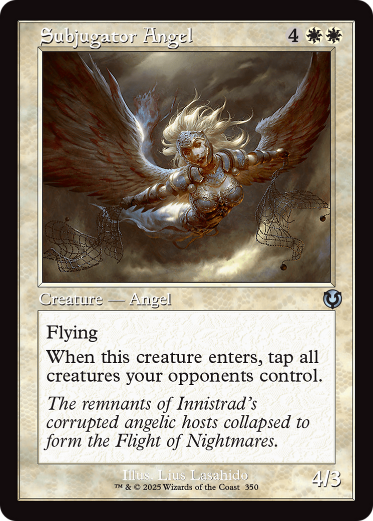 Subjugator Angel (INR-350) - Innistrad Remastered Foil