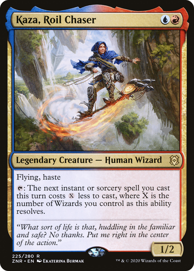 Kaza, chasseur de roulis (PPZNR-225P) - Zendikar Rising Promos 