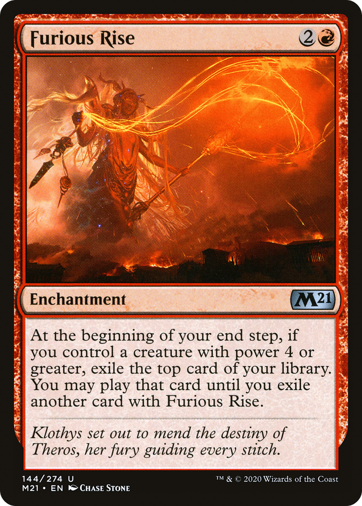 Furious Rise (M21-144) - Core Set 2021 Foil