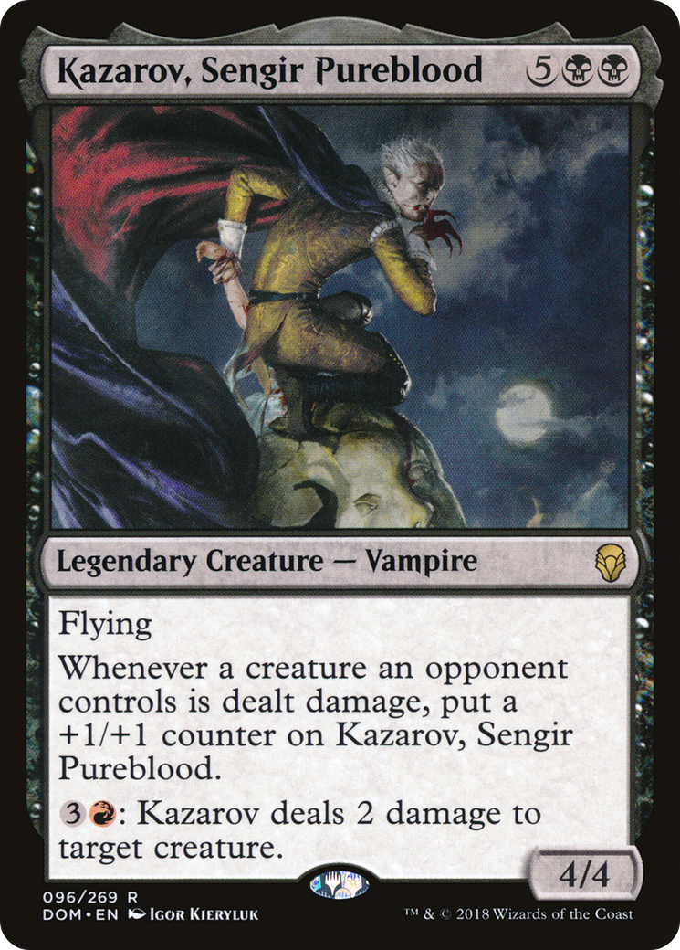 Kazarov, Sengir Pureblood (DOM-096) - Feuille Dominaria