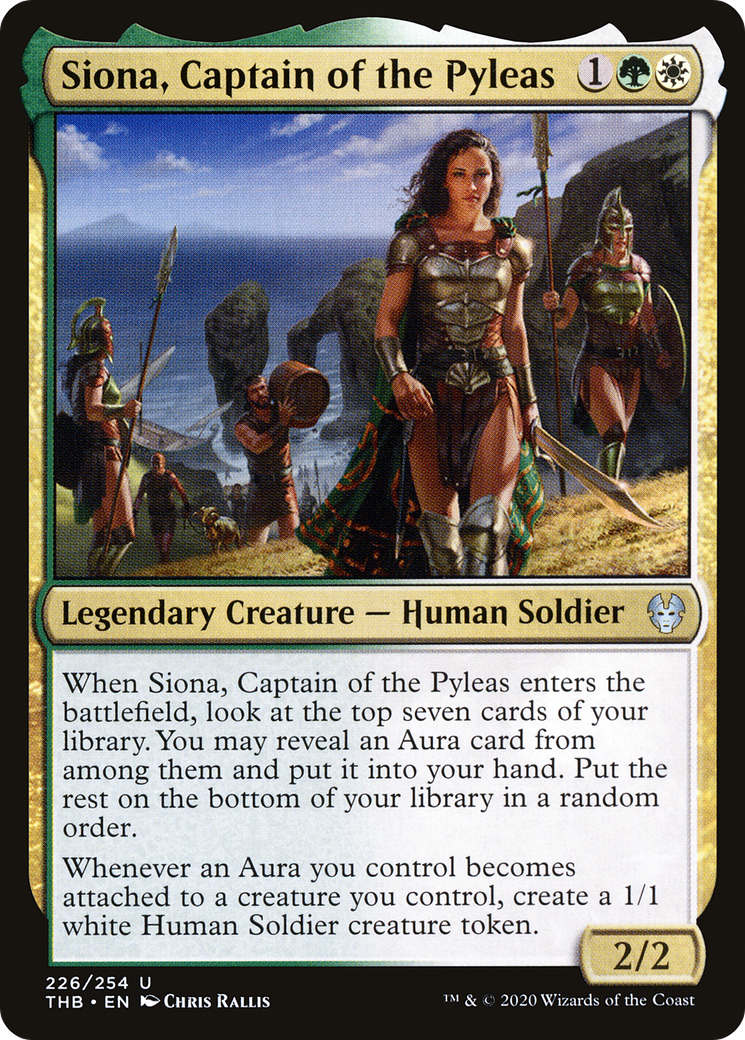 Siona, capitaine du Pyleas (THB-226) - Theros Beyond Death Foil