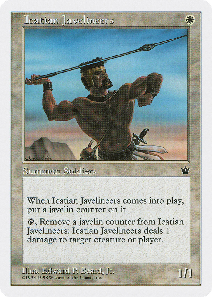 Icatian Javelineers (ATH-077) - Anthologies