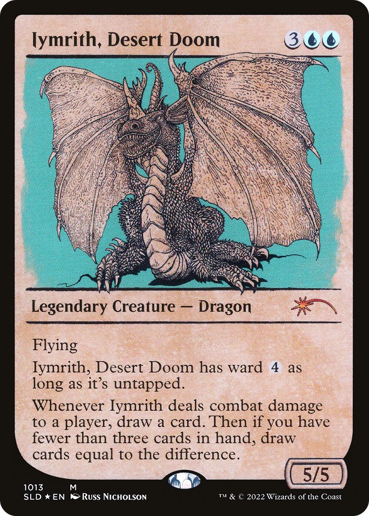 Iymrith, Desert Doom (Showcase) (SLD-1013) - Secret Lair Drop: (Showcase) Foil
