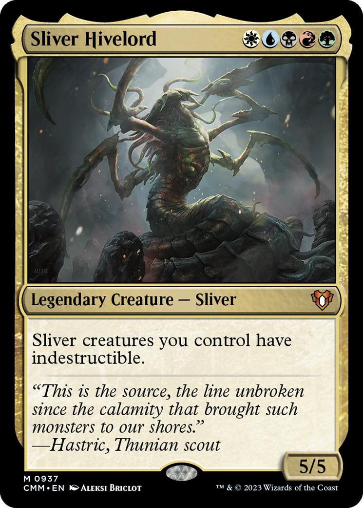 Seigneur de la Ruche Sliver (CMM-937) - Commandant Masters 