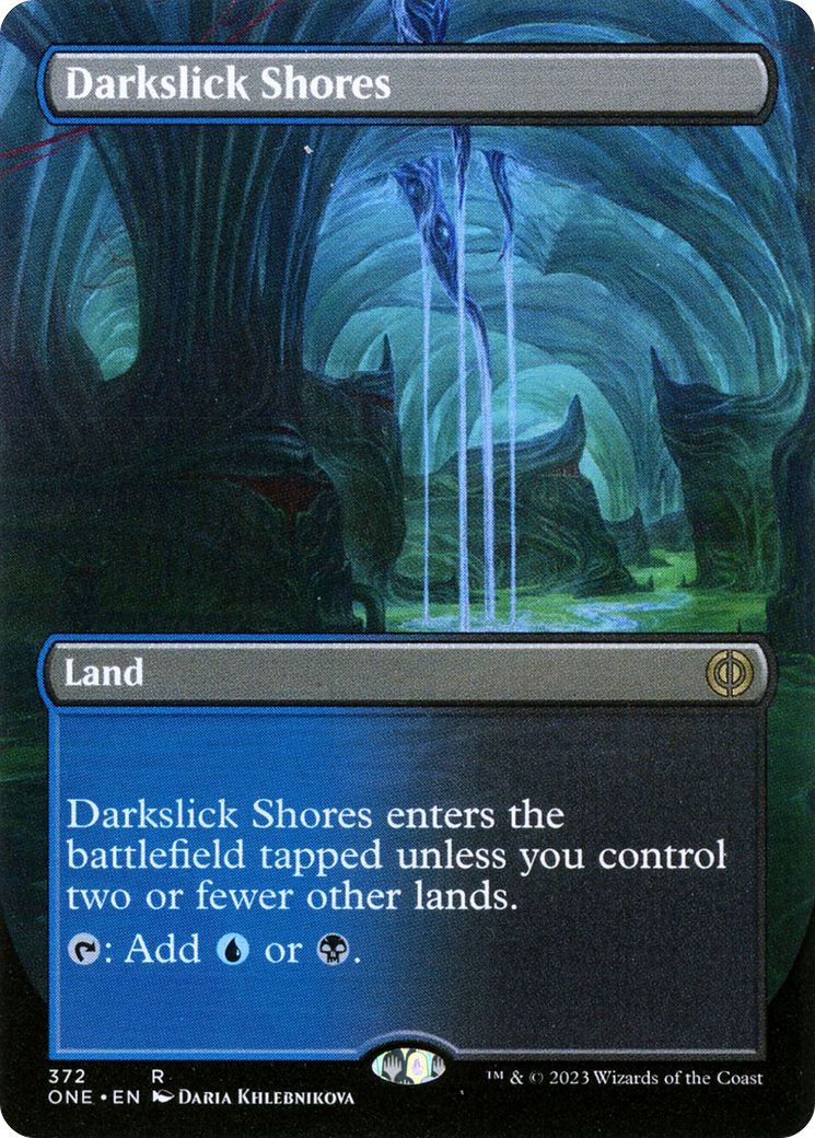 Darkslick Shores (ONE-372) - Phyrexia : Tous ne feront qu'un (Borderless) 