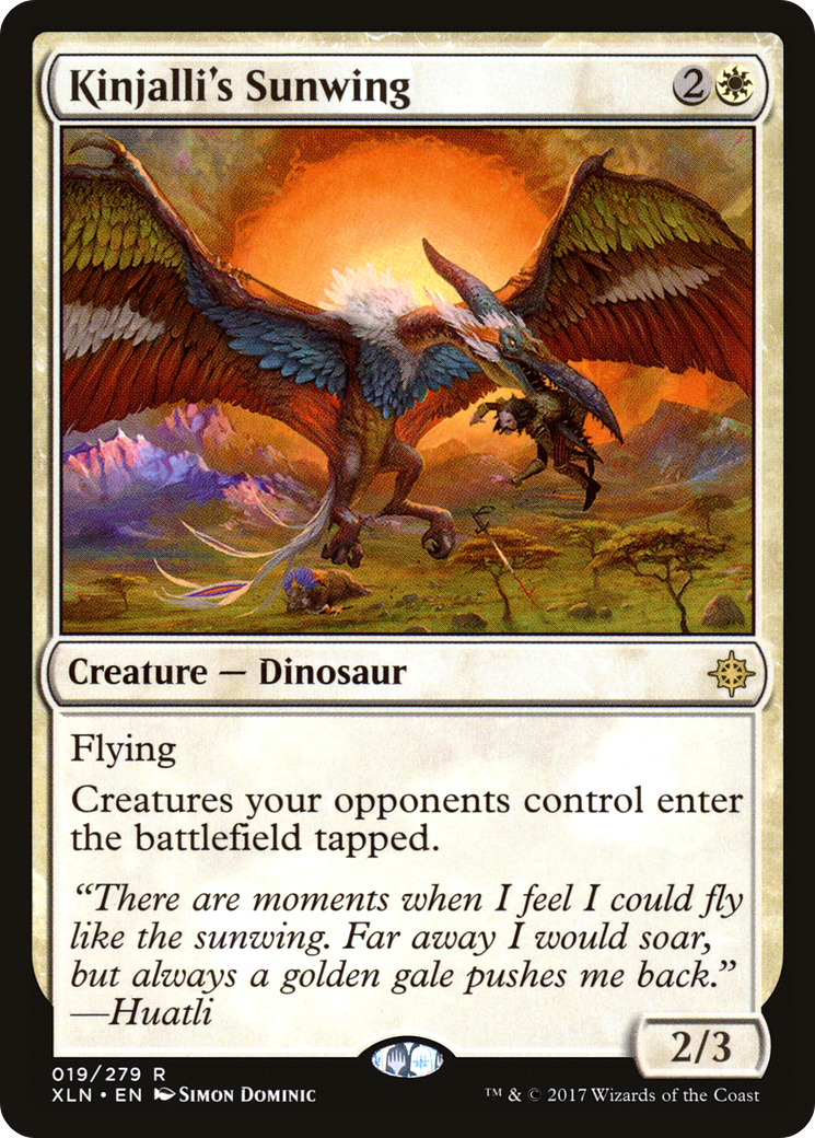 Kinjalli's Sunwing (XLN-019) - Ixalan Foil