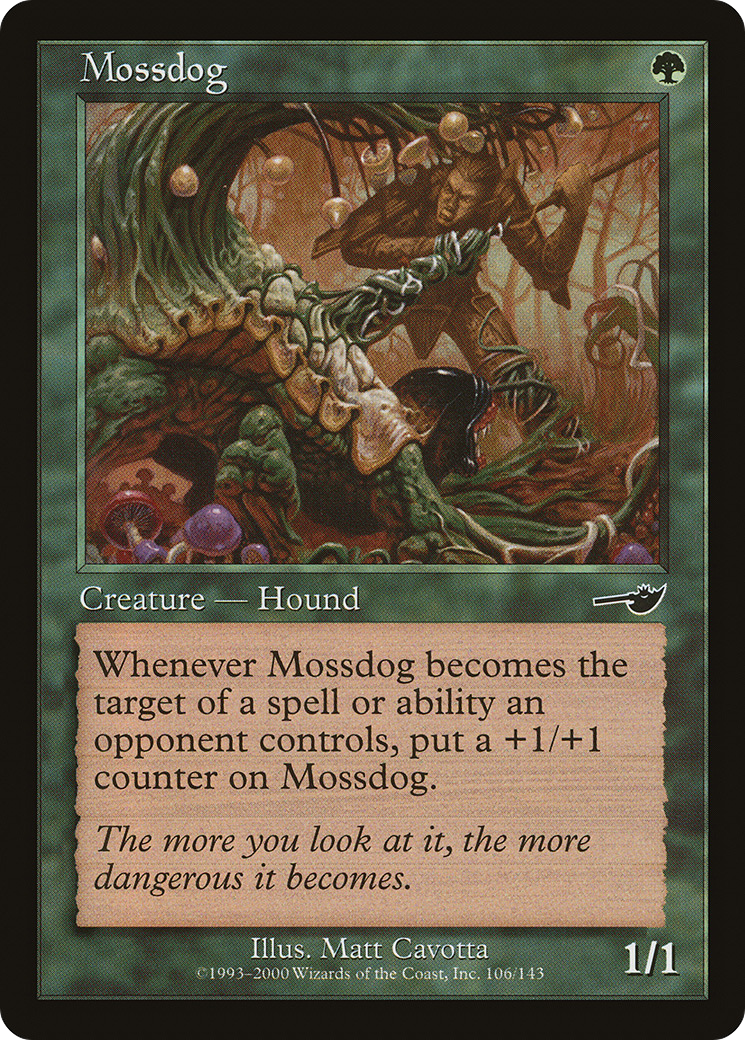 Mossdog (NEM-106) - Feuille Nemesis 