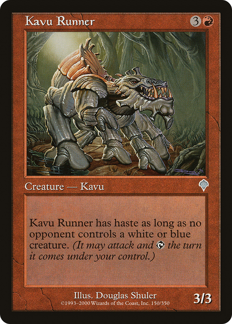Kavu Runner (INV-150) - Invasion Foil 