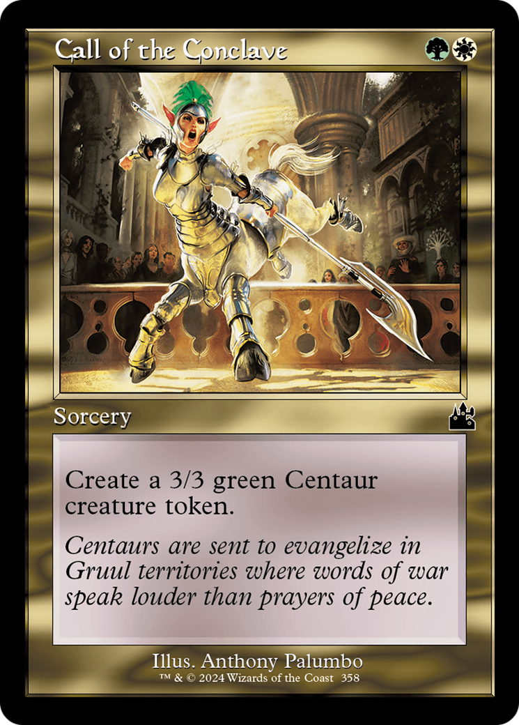 Call of the Conclave (Retro Frame) (RVR-358) - Ravnica Remastered