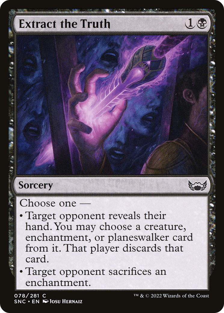 Extraire la vérité (SNC-078) - Rues de New Capenna 