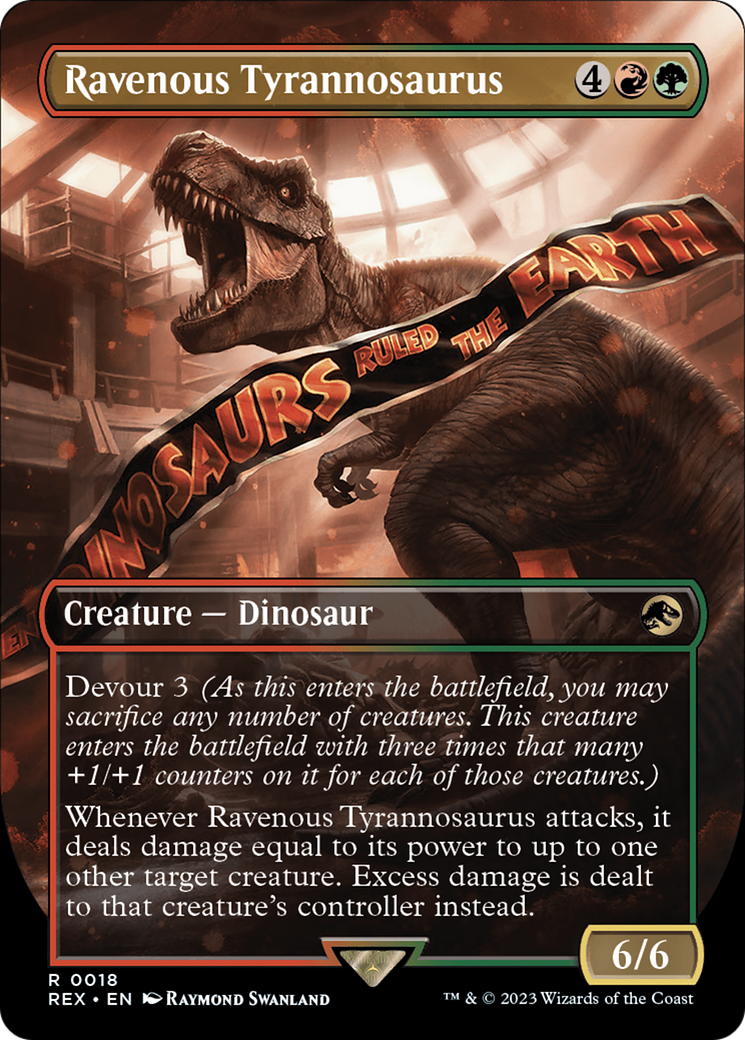 Tyrannosaure vorace (REX-018) - Collection Jurassic World (sans bordure) 