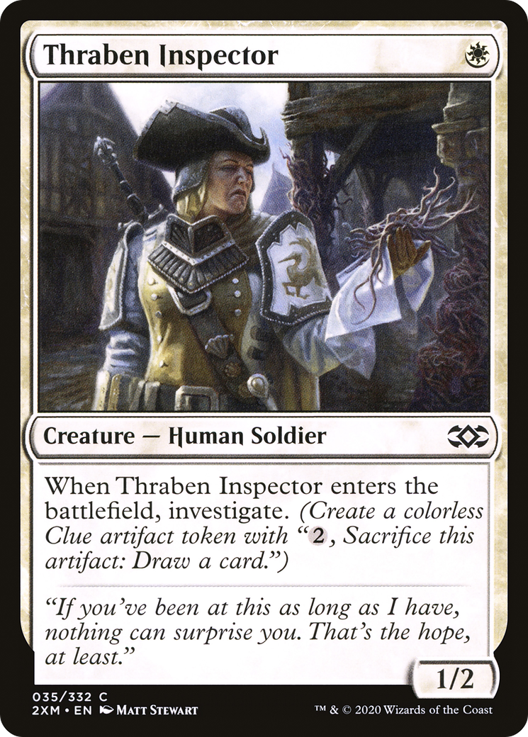 Inspecteur Thraben (2XM-035) - Double Masters Foil