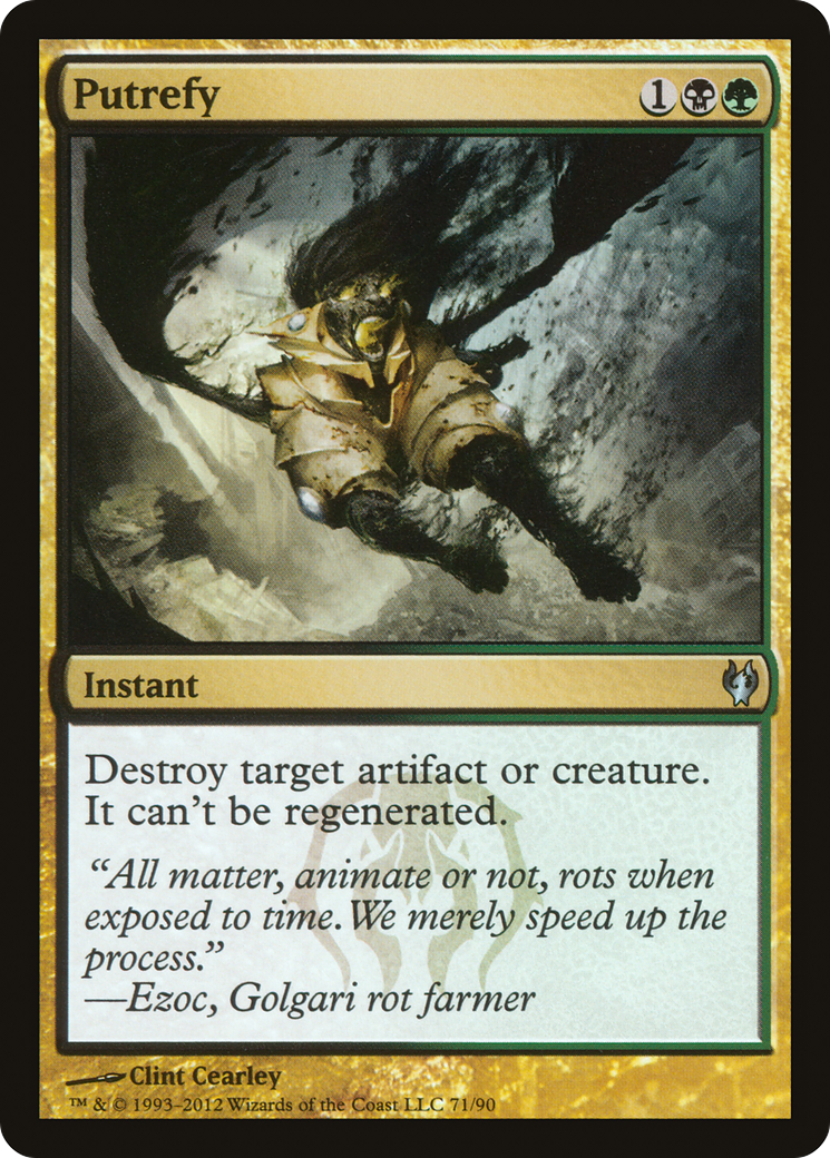 Putrefy (DDJ-071) - Duel Decks : Izzet contre Golgari 