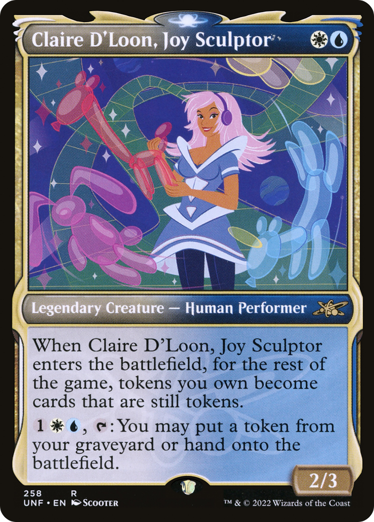Claire D'Loon, Joy Sculptor (UNF-258) - Unfinity : (Vitrine) 