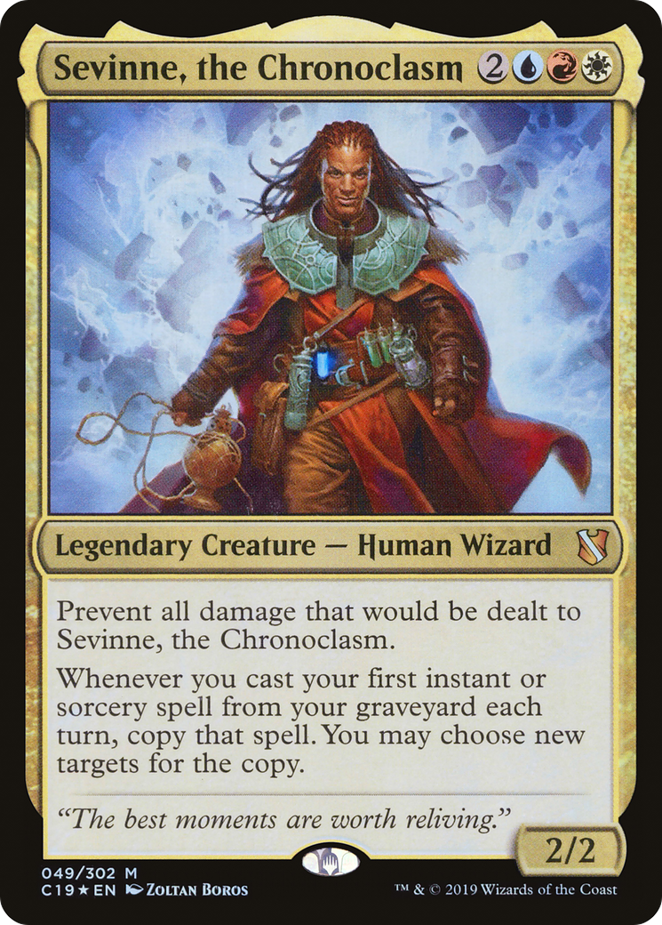 Sevinne, le Chronoclasme (C19-049) - Commander 2019 Foil 