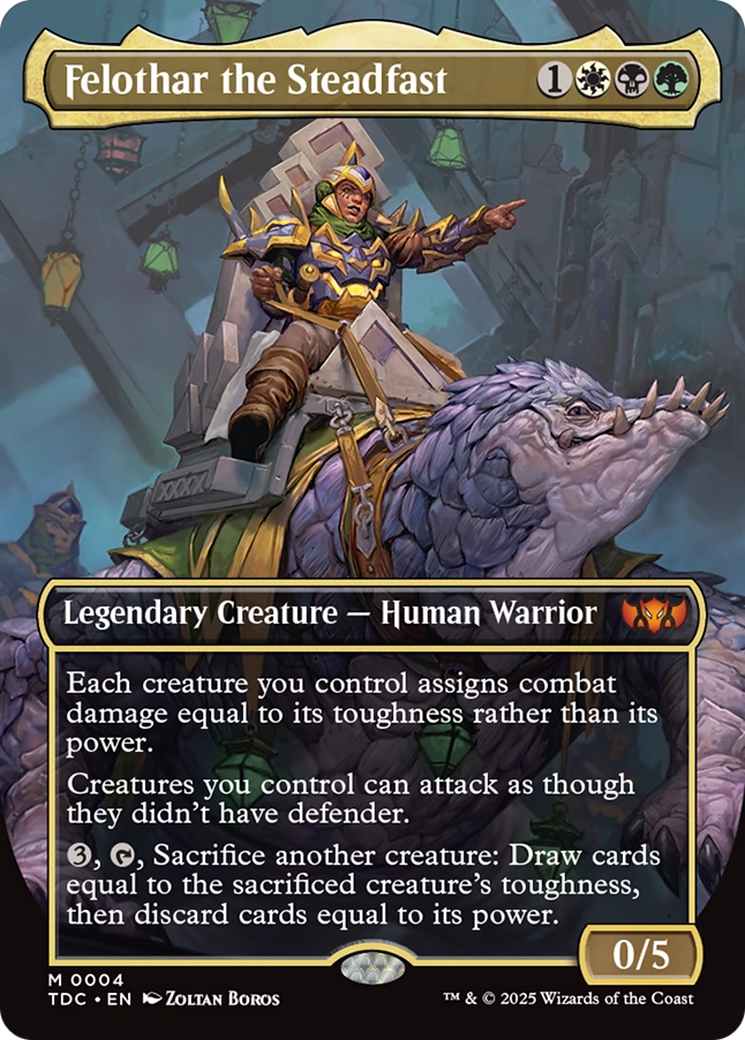 Felothar l'Inébranlable (Sans Frontières) (TDC-004) - Commandant : Tarkir : Tempête de Dragons 