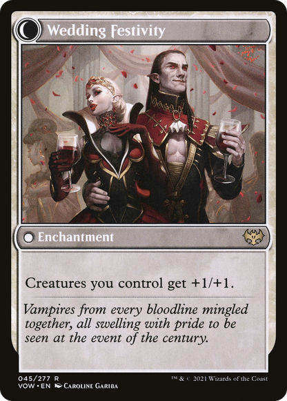Wedding Announcement (VOW-045) - Innistrad: Crimson Vow: (Double Faced Transform)