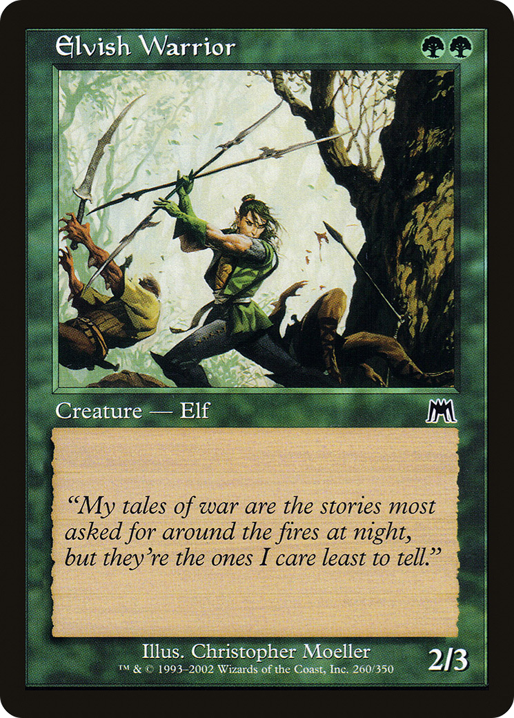 Guerrier elfique (ONS-260) - Onslaught Foil 