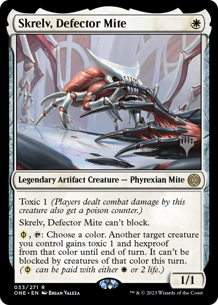Skrelv, Defector Mite (PPONE-033) - Phyrexia: All Will Be One Promos