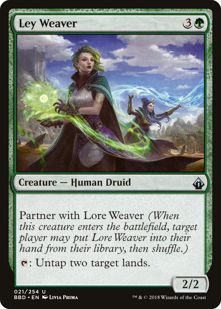 Ley Weaver (BBD-021) - Battlebond Foil