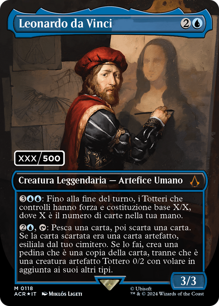Leonardo da Vinci (ACR-118) - Assassin's Creed (Borderless) Foil