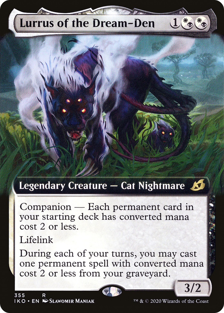 Lurrus du Repaire des Rêves (IKO-355) - Ikoria : Lair of Behemoths : (compagnon, Extended Art) Foil