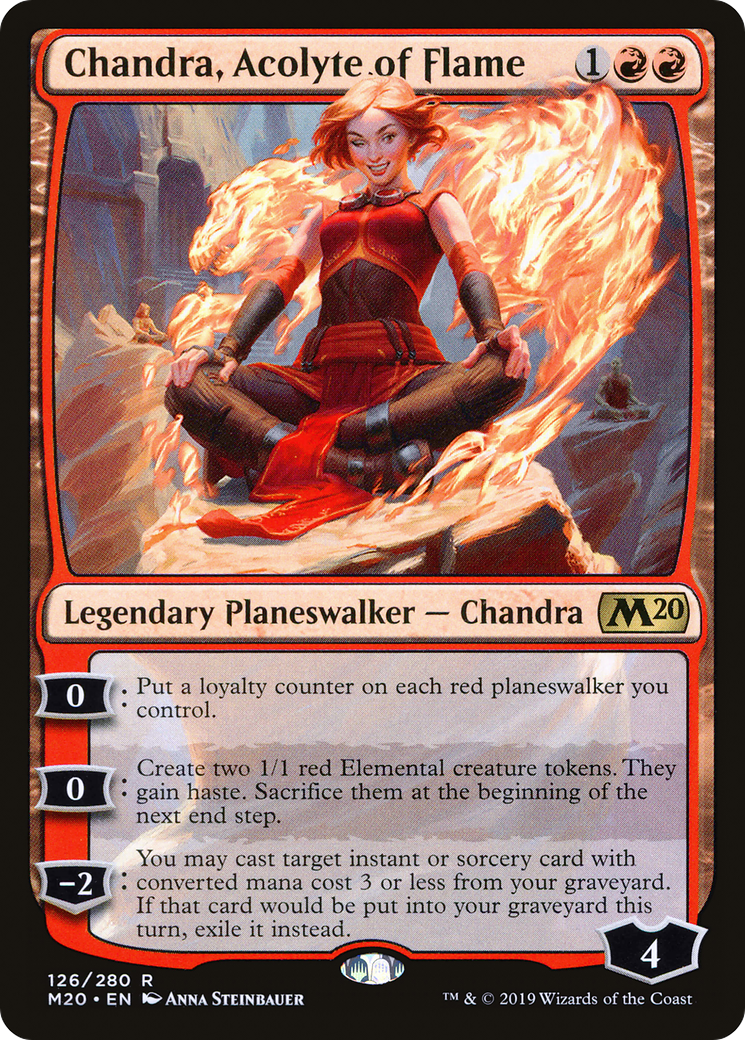 Chandra, Acolyte of Flame (M20-126) - Core Set 2020