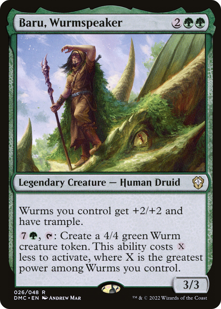 Baru, Parleur de Guivres (DMC-026) - Commandant Uni de Dominaria 
