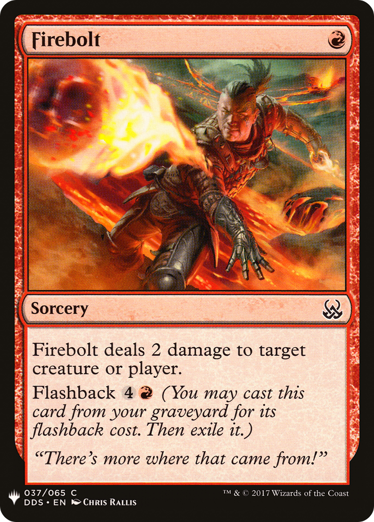 Firebolt (LIST-037) - The List