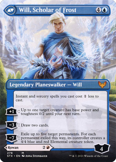 Rowan, Scholar of Sparks (Borderless) (Back)