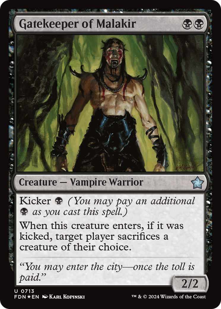Gardien de Malakir (FDN-713) - Fondations Foil 