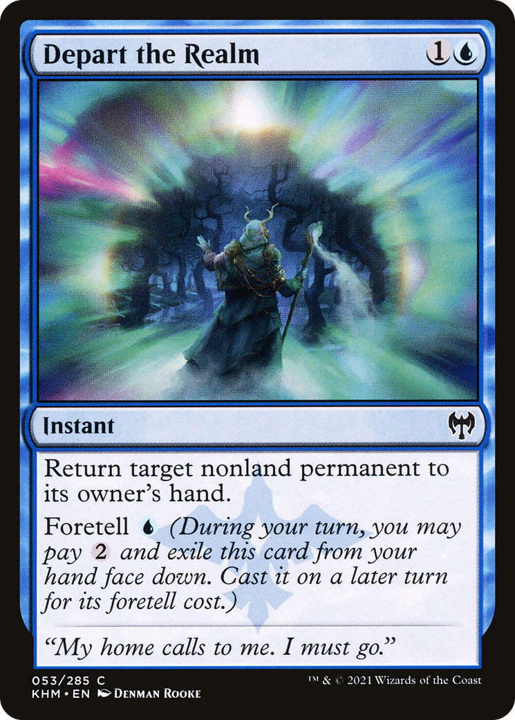 Quitter le royaume (KHM-053) - Kaldheim Foil 
