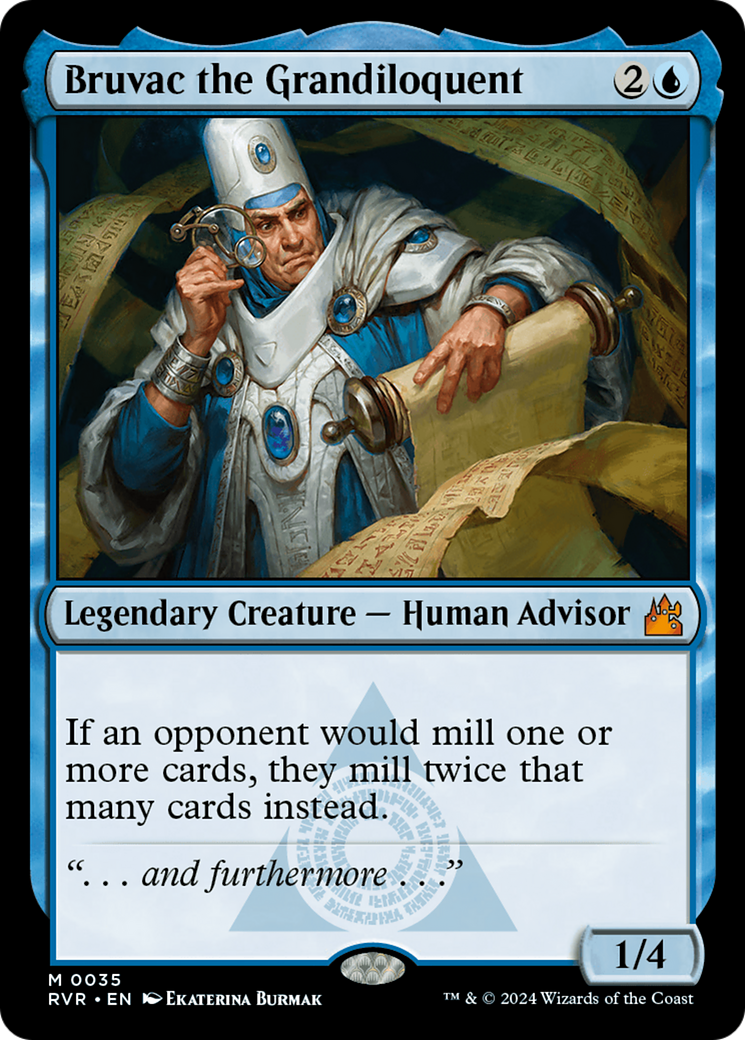 Bruvac le grandiloquent (RVR-035) - Ravnica Remastered Foil