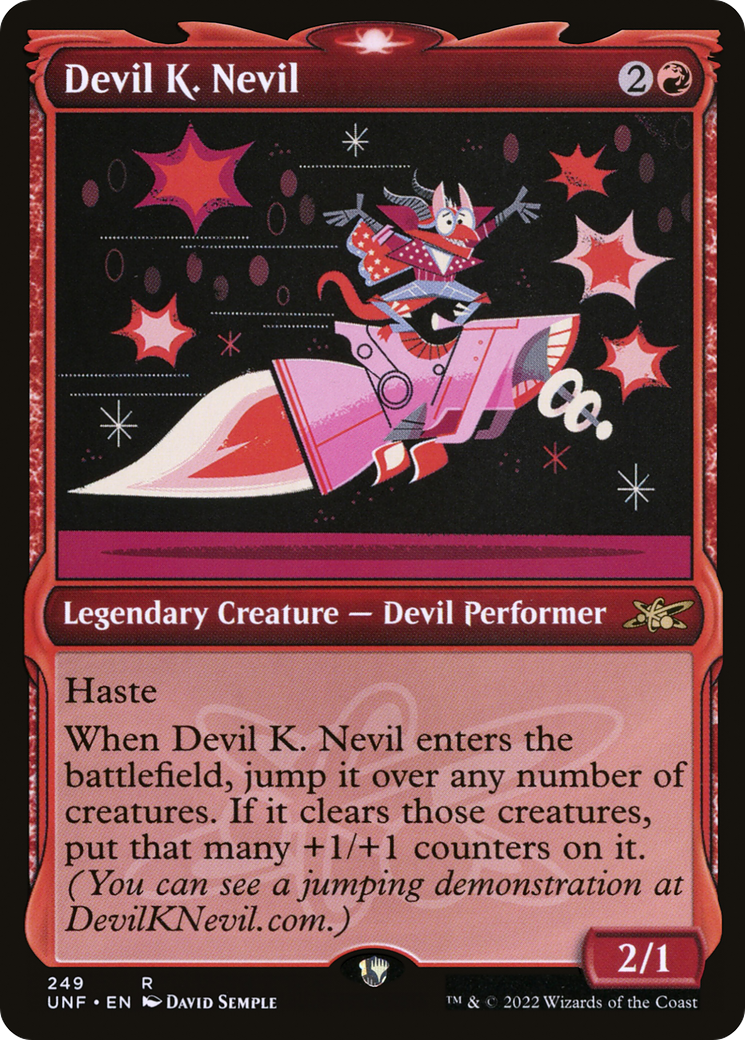 Devil K. Nevil (UNF-249) - Unfinity : (Vitrine) Feuille