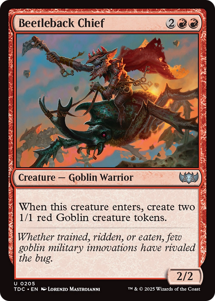 Chef Beetleback (TDC-205) - Commandant : Tarkir : Tempête de dragons 