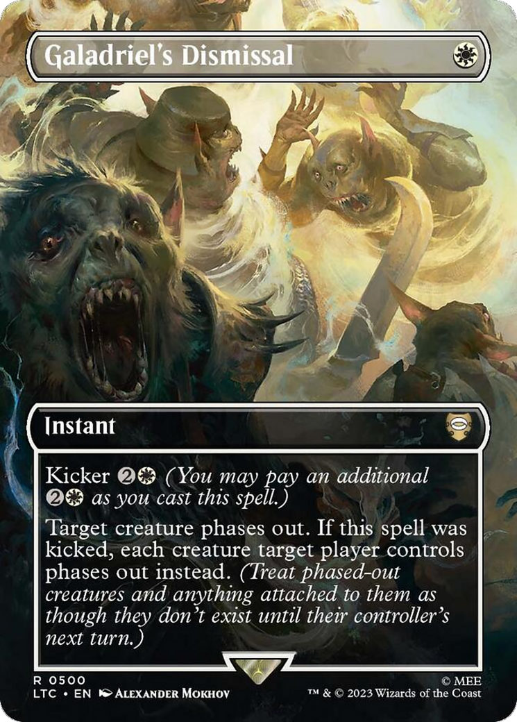 Le renvoi de Galadriel (LTC-500) - Tales of Middle-earth Commander (Borderless) Foil 